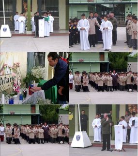 Oración cotidiana en el Mes de María en Salesiano Santa Ana de Talca