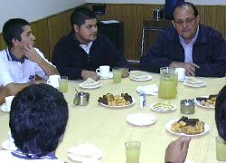 Presidentes de curso del Centro Educativo Salesianos Alameda se reúnen con el P. Director