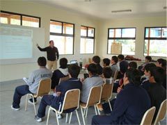 Animación Vocacional realizó jornada para alumnos de la Escuela Agrícola de Catemu