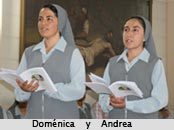 Primeras Profesiones: Doménica y Andrea, nuevos miembros del Instituto de las HMA