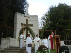 Cardenal Bertone ya está en Chile