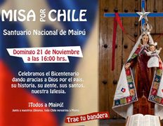 Masiva Misa por Chile en santuario de Maipú