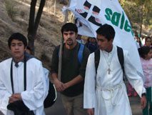 Acólitos: Peregrinación Cerro San Cristóbal