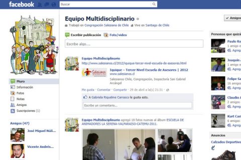 Pastoral – Facebook Equipo Multidisciplinario