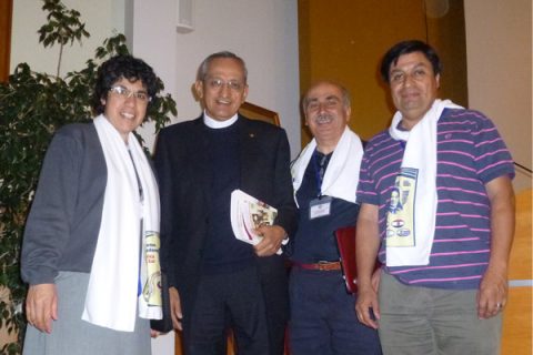 Integrantes del Consejo Provincial de Chile en el Congreso Mundial de los Salesianos Cooperadores