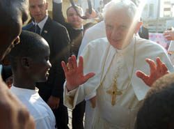 Cuando Benedicto XVI estuvo en la casa de Don Bosco