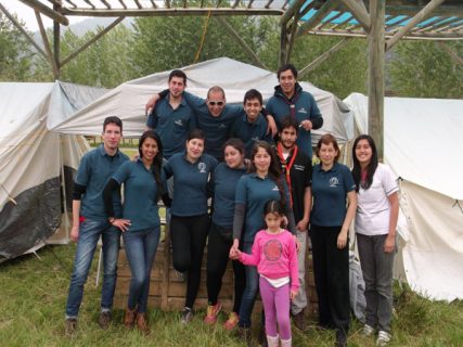 Estudiantes de Kinesiología colaboraron con Encuentro Nacional Scouts Salesianos