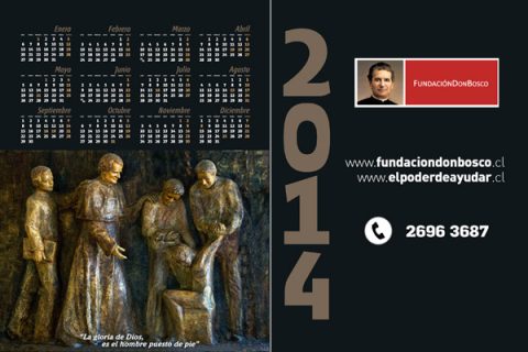 Colabora y consigue el calendario solidario 2014 de la Fundación Don Bosco