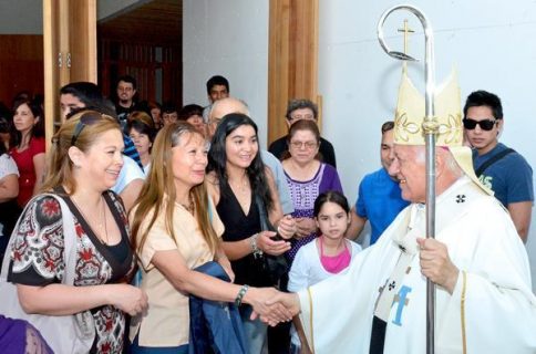 Mons. Ricardo Ezzati entre los nuevos Cardenales de la Iglesia