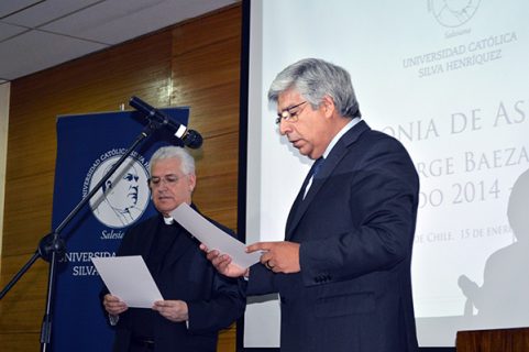 Jorge Baeza asume rectoría de la UCSH por el periodo 2014-2017