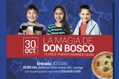 Colabora con la 2° Cena Solidaria de la Fundación Don Bosco