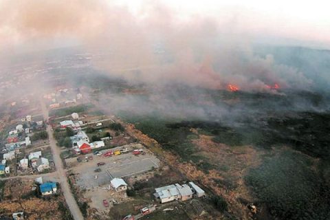 Incendios forestales alteran inicio de año en el colegio de Puerto Montt