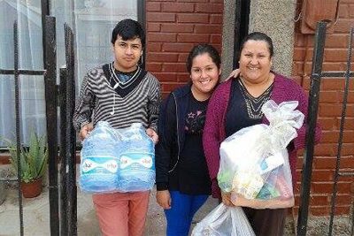 Alegría y esperanza en las familias de Copiapó al recibir ayudas reunidas en Santiago