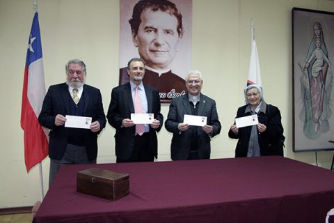 Matasello en honor a Don Bosco, signo grabado en el caminar de la historia