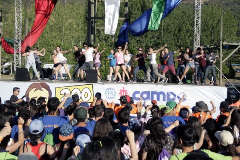 Iniciado en Picarquín multitudinario campamento del Movimiento Juvenil Salesiano