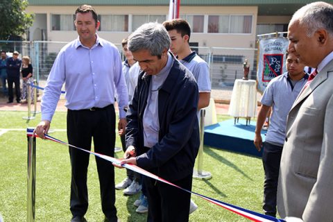 Inauguración del mejorado “Campo Deportivo Don Bosco” en el PSJ