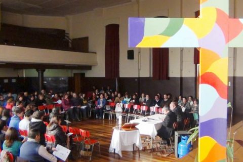 Encuentro de Monseñor Vargas con Profesores de Religión en Temuco