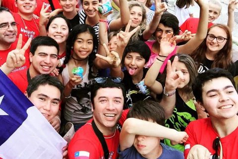 Jóvenes salesianos de Chile en la JMJ de Cracovia