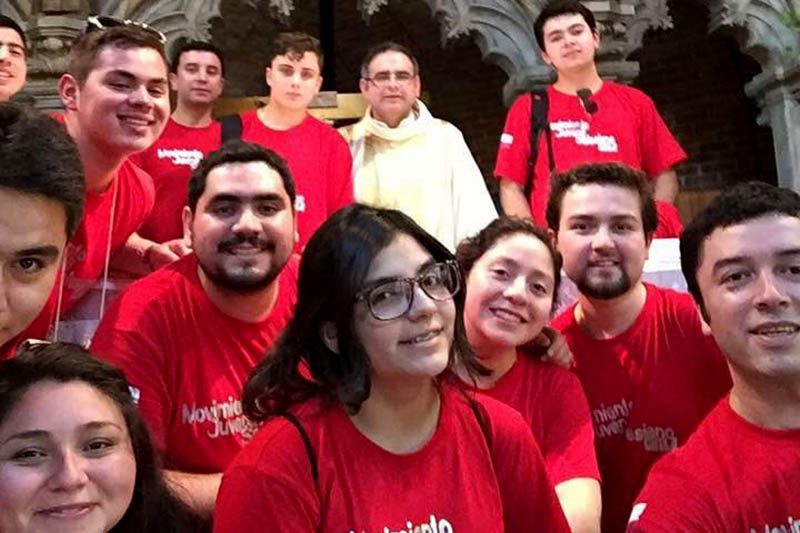 Jóvenes salesianos de Chile en la JMJ de Cracovia