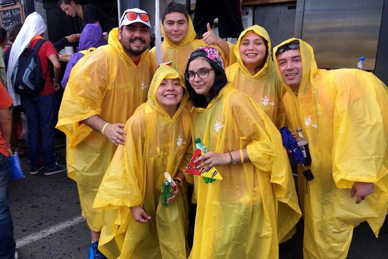 Jóvenes salesianos de Chile en la JMJ de Cracovia