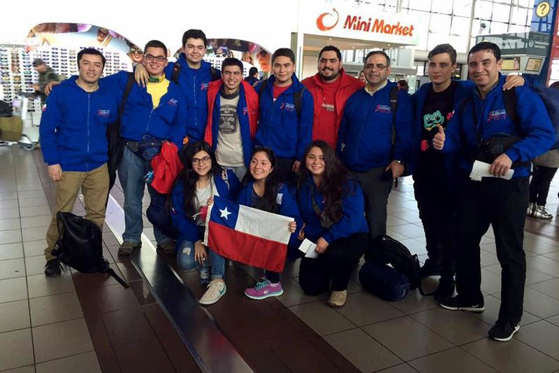 Jóvenes salesianos de Chile en la JMJ de Cracovia