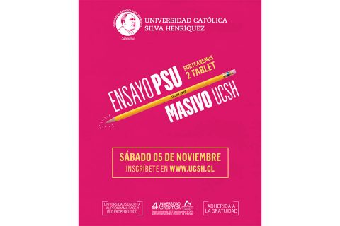 UCSH invita a ensayo masivo PSU