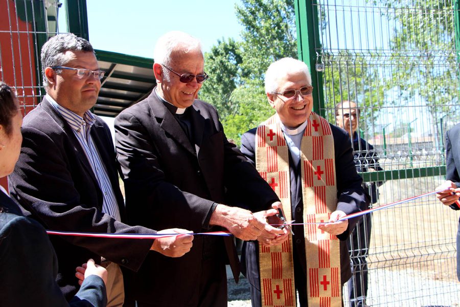 Obra salesiana de Linares inauguró plantel porcino