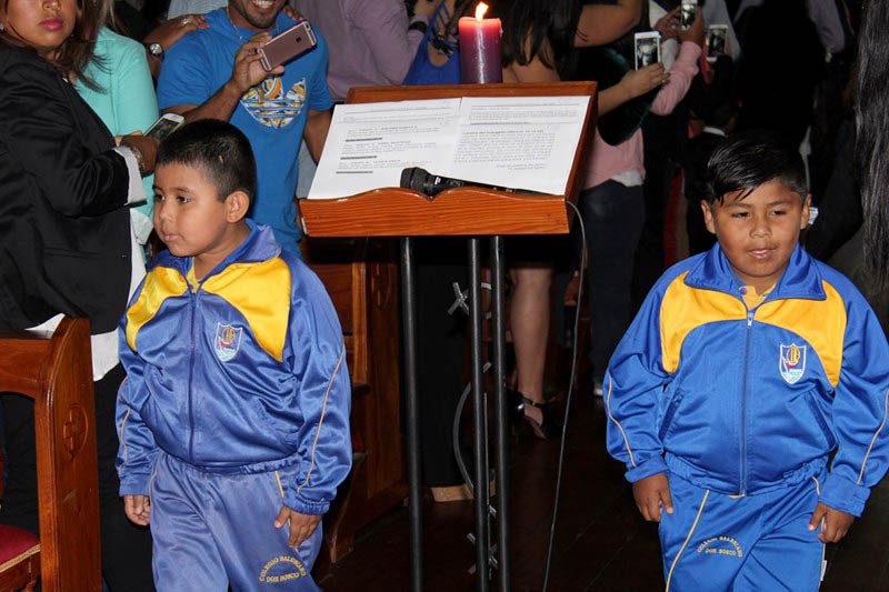 Ceremonia Betania para los alumnos más pequeños de Salesianos Iquique