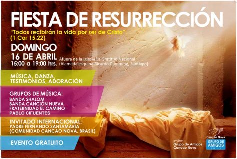 Ven a celebrar la resurrección este domingo frente a la Gratitud Nacional