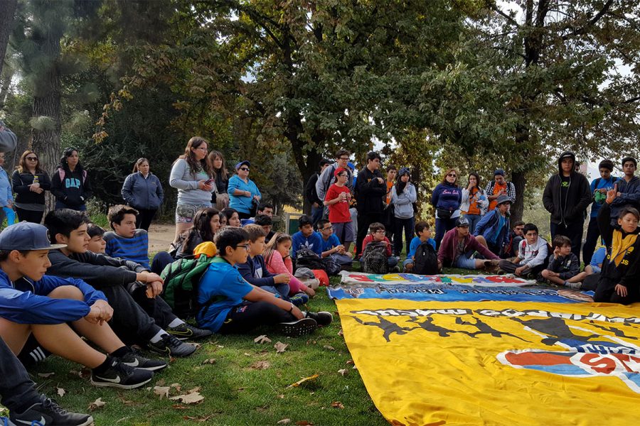 Liceo Salesiano de Macul ofreció a la Virgen su trabajo pastoral de este año