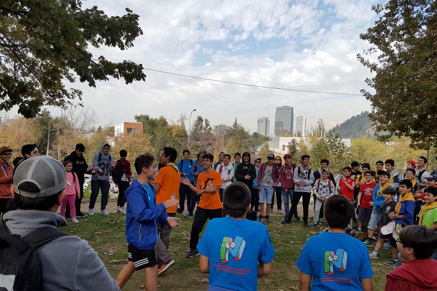 Liceo Salesiano de Macul ofreció a la Virgen su trabajo pastoral de este año