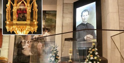 La Reliquia de Don Bosco en camino a casa