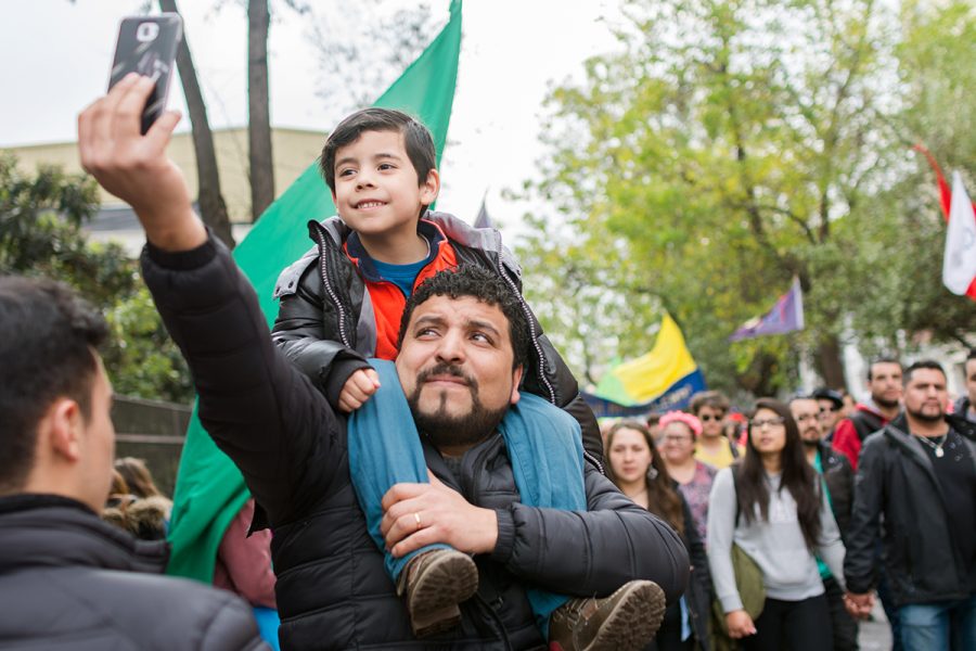 El MJS destacó con su alegría en caminata del P. Alberto Hurtado