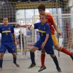 Santiago, 19102017
En el gimnasio Cordep se disputa  el 1er  lugar de Futsal Varones.
Foto: Claudio Santana-Victor Tabja/IND