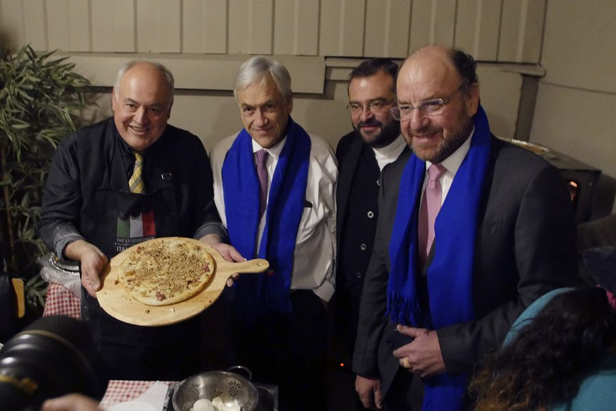 Presidente Sebastián Piñera visita albergue de Fundación Don Bosco