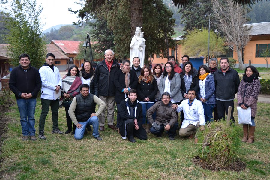 P. Guillermo Basañes visitó comunidad salesiana de Catemu