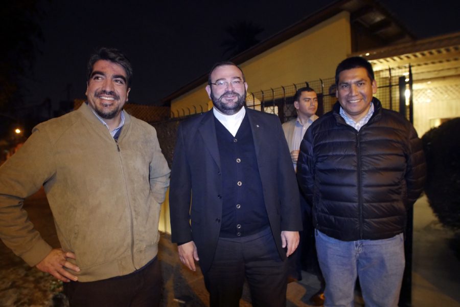 Presidente Sebastián Piñera visita albergue de Fundación Don Bosco