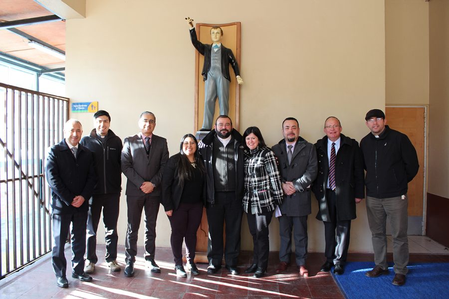 P. Carlo Lira visitó Colegio Salesiano de Concepción