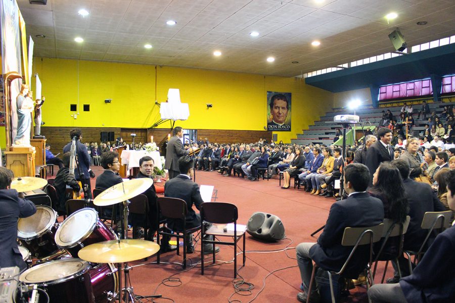 Despedida alumnos IV medios Colegio salesiano de Concepción