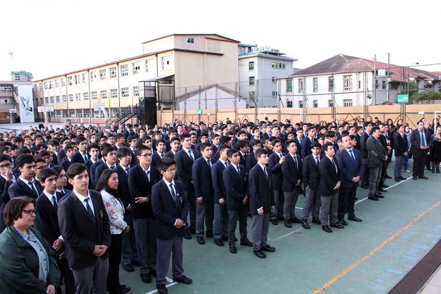 Despedida alumnos IV medios Colegio salesiano de Concepción