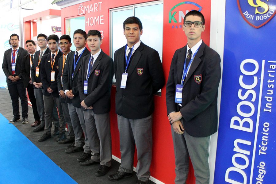 Alumnos salesianos participaron en Exponor 2019