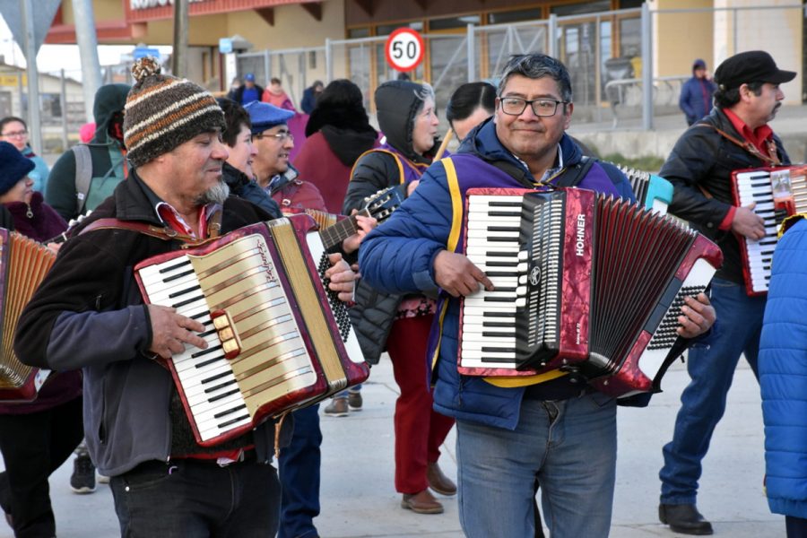 Procesión de Jesús Nazareno de Caguach en Puerto Natales