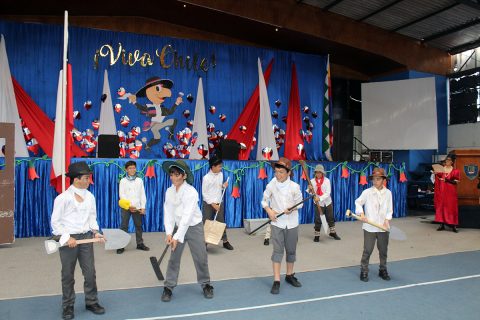 Acto Cívico de Fiestas Patrias en Iquique