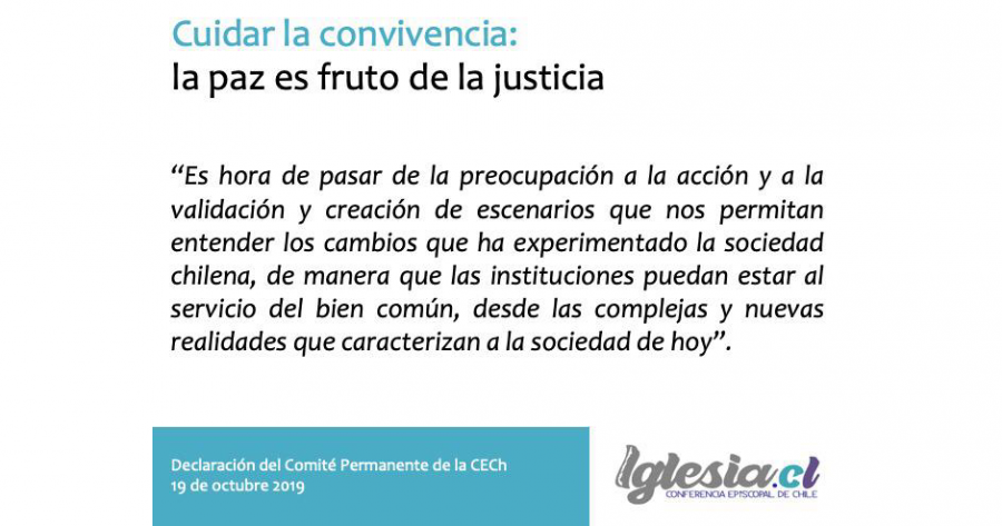 Cuidar la convivencia: la paz es fruto de la justicia