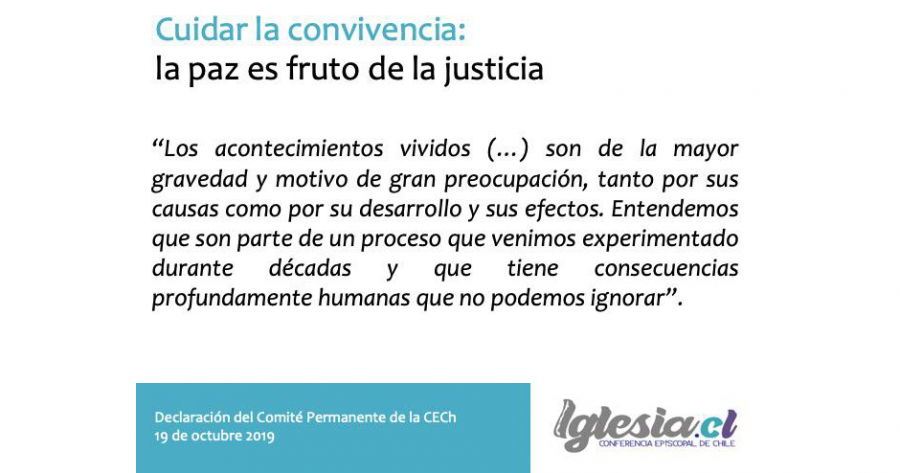 Cuidar la convivencia: la paz es fruto de la justicia