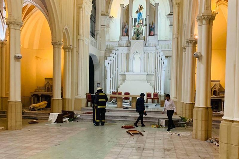 Profanación Santuario María Auxiliadora de Talca