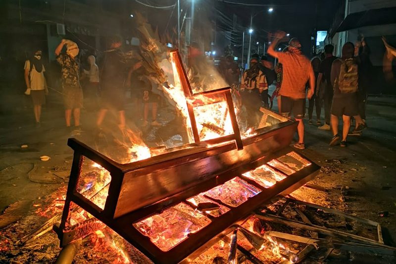 Profanación Santuario María Auxiliadora de Talca