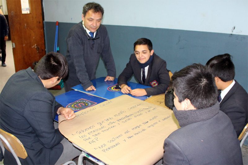 Estudiantes Escuela Salesiana La Serena reflexionan sobre el estallido social