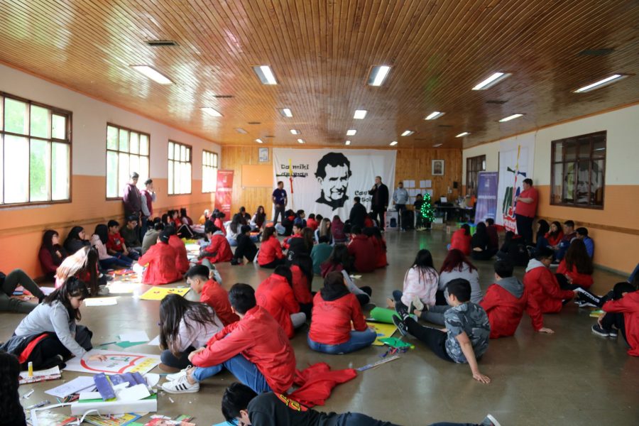 Campamento de formación MJS en patagonia argentina