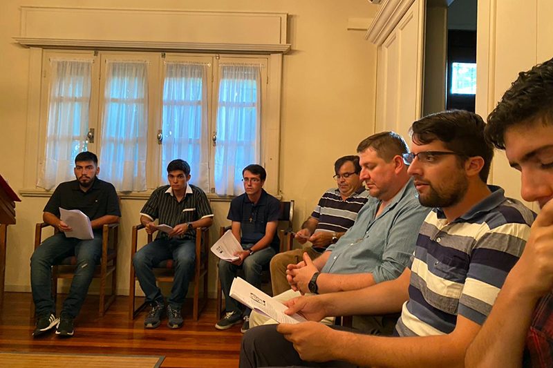 Inicio de actividades del Noviciado en Uruguay